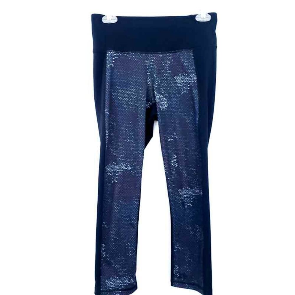 Under Armour HeatGear Capris Medium Snakeskin Print Athleticwear Crop Women